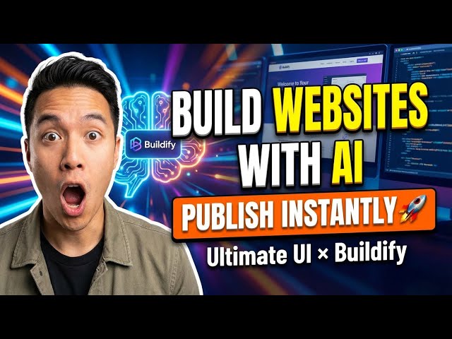 Build Websites with AI & Publish Instantly as Template 🚀 |  Buildify × Ultimate UI