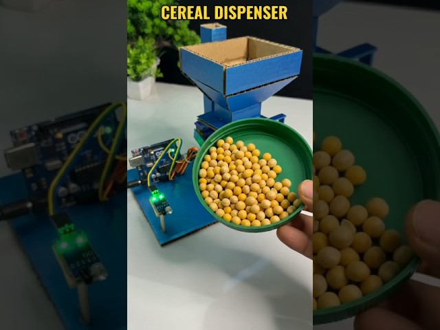 Automatic Feeder Machine Using Arduino Uno | Smart DIY Feeding System #Shorts #arduino #experiment