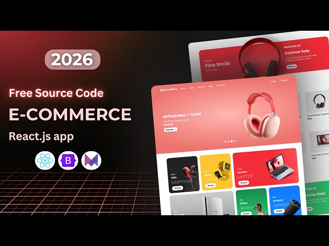 🔥 Complete Responsive Headphone Website using ReactJS and React Bootstrap