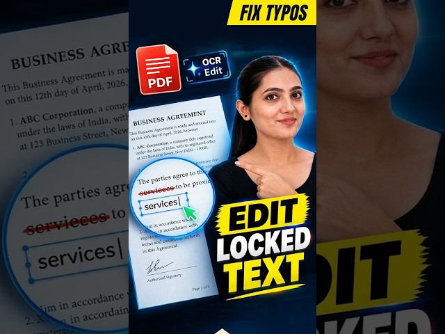 How to Edit a Scanned PDF Without Word (Fix Typos Fast)