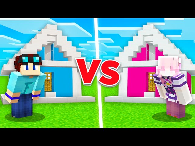 GARCON vs FILLE Maison CHALLENGE sur MINECRAFT