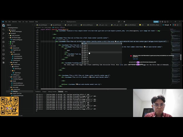 LIVE CODE PROJECT NIKAHAN SENDIRI #20