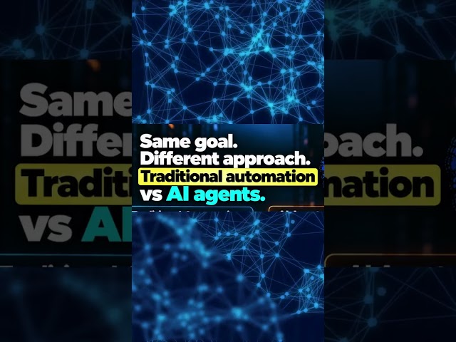 AI Agents vs Traditional Automation
