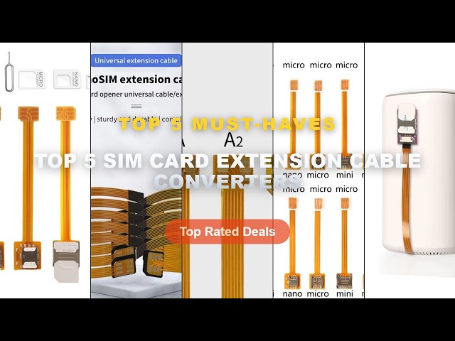 Amazing Top 5 SIM Card Extension Cable Converters You Need To See - Multi size SIM Card FPC Extender