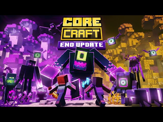 FANTASY ADDON! CORE CRAFT: END UPDATE! MCPE 1.26 ✨ | Minecraft Bedrock