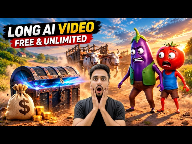 Unlimited 3d Cartoon Long AI Video Kaise Banaye (20 Min) Using Just 1 Prompt🔥| Ai Automation 2026