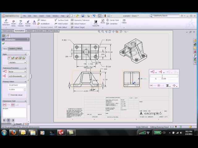 Solidworks drawings basic