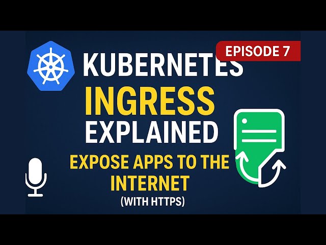 🌍 Kubernetes Ingress Explained in Hindi | Ingress Controller & HTTPS Setup Full Guide 🔥 |  Ep 7