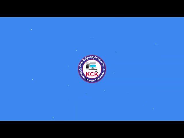 Update new video intro | Khmer Computer Knowledge