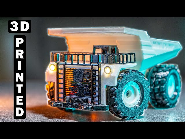 V2.0 3D Printed RC Dump Truck
