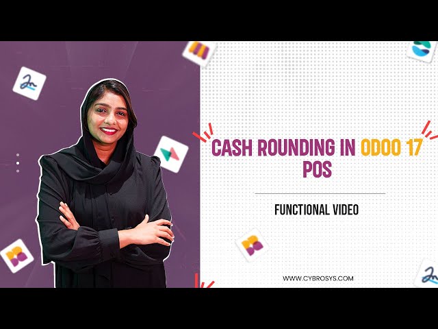 Cash Rounding in Odoo 17 POS | Odoo 17 POS | Odoo 17 Functional Tutorials