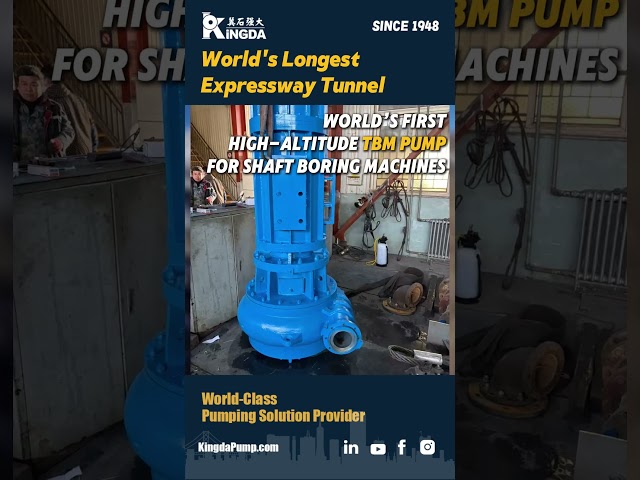 World's Longest Expressway Tunnel | Tunnel Boring Machine Slurry Pumping Solutions | TBM Pump