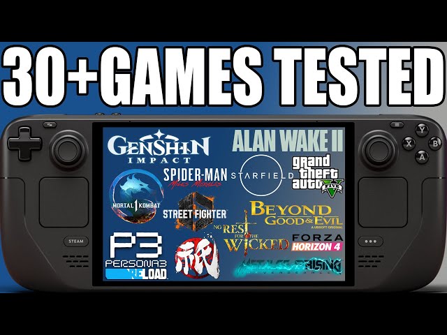 30 AMAZING STEAM DECK GAMES TESTED!