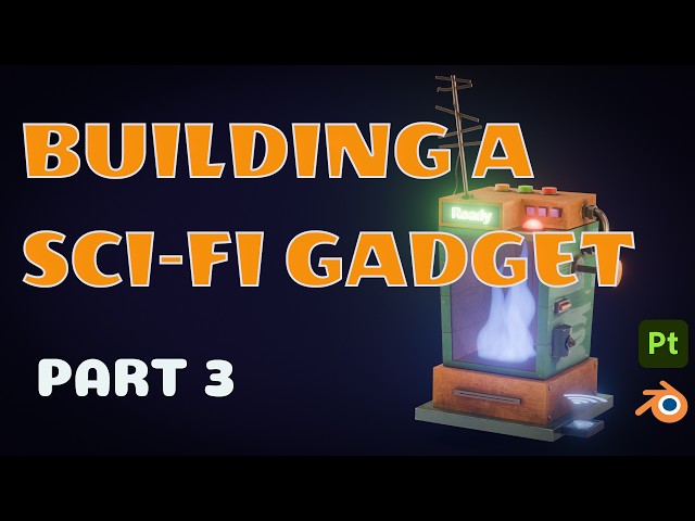 How to Make a Sci-Fi Gadget in Blender — Part 3 (Textures, Smoke & Render)