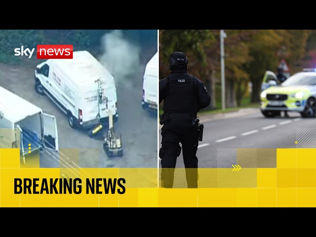 Five men arrested after major incident near RAF base