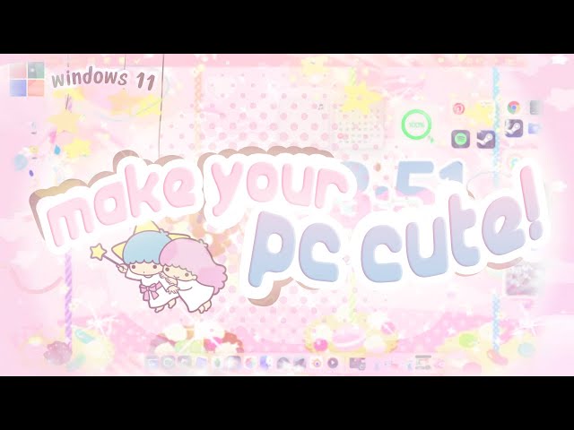 ₊˚⋆ make ur pc cute ! ꩜ ♡ desktop customization ♡ ofelia