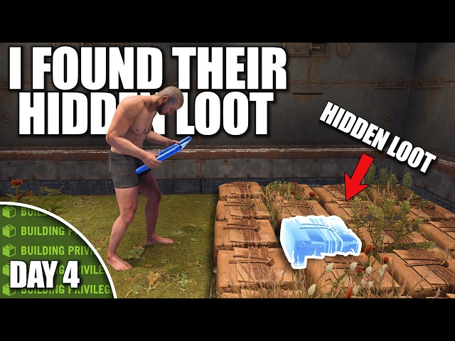 I Found Their Hidden Sulfur Stashes in Solo Rust...