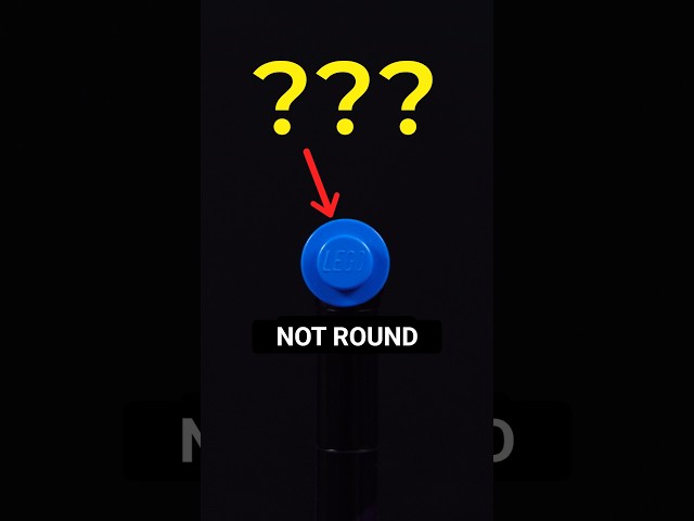 LEGO Studs Aren't Round #lego #technique #afol
