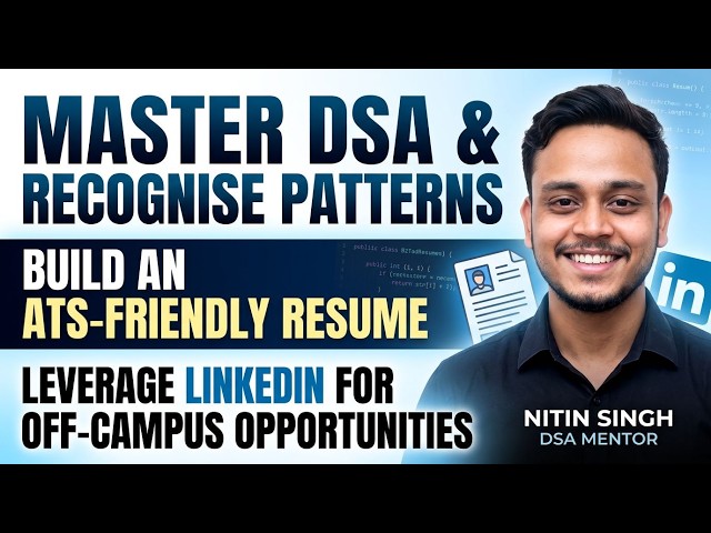 Master DSA Patterns and Land Off-Campus Tech Roles | Workshop of Euron