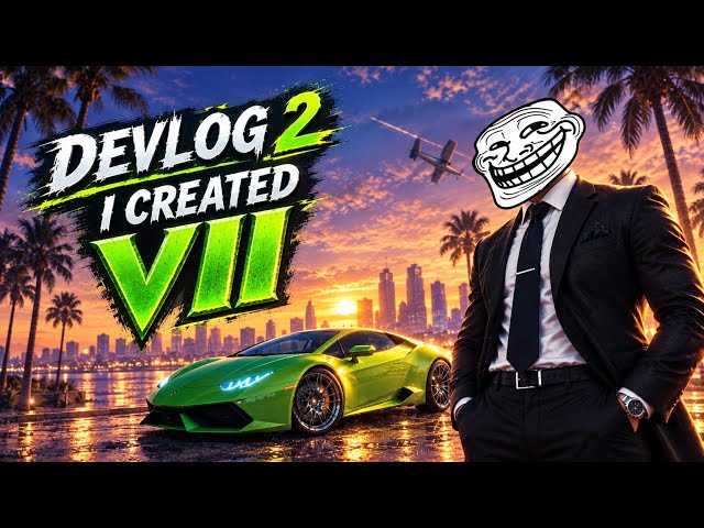 Me created game like GTA VII #devlog
