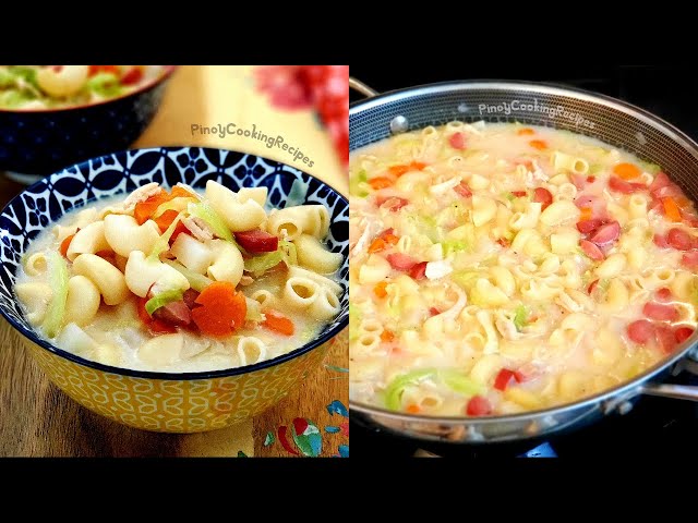 Best Filipino Soup | Chicken Sopas | Macaroni Soup