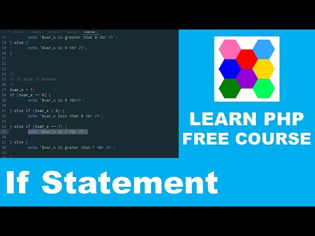 Learn PHP - Part 8 | If Statement