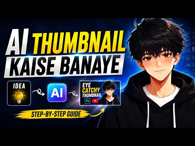 AI Thumbnail Kaise Banaye 2026 | Viral YouTube Thumbnail AI Se Banaye 🔥