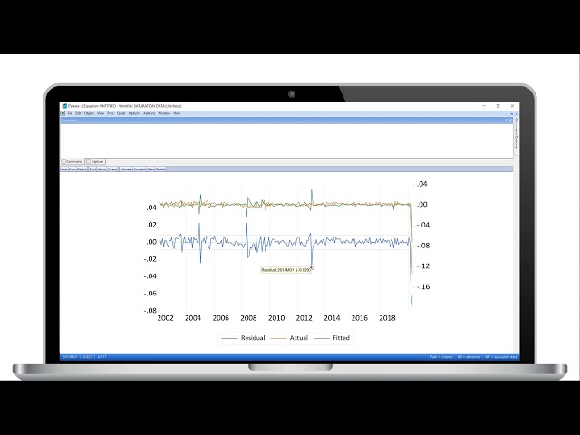 Detecting Outliers and Shifts in EViews 12