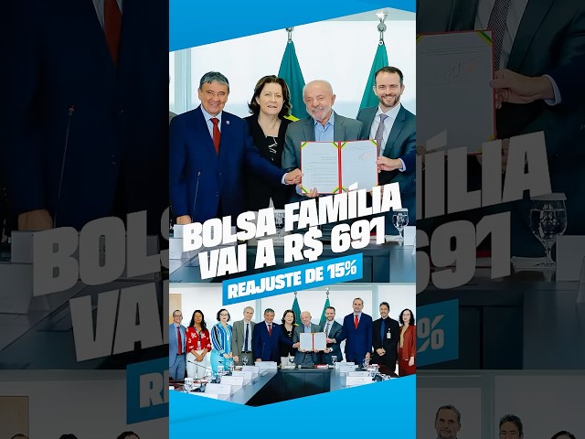Bolsa Família benefit increased to R$ 691