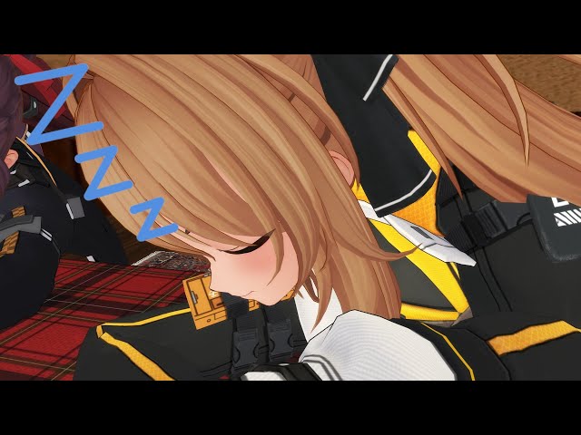 【VR180】【ドルフロ2MMD】出撃前の仮眠【VRMMD】