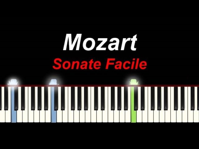 Mozart - Sonata Facile - Piano Sonata No. 16 in C Major, K.545 (1st Mvt) Piano Tutorial