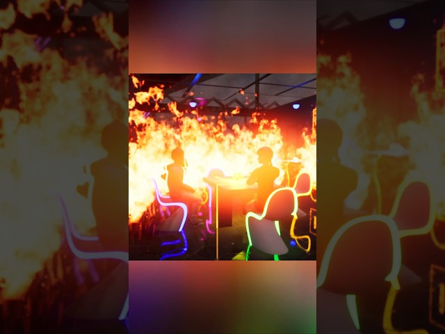 Just enjoying the new flame visuals in my #indiegame