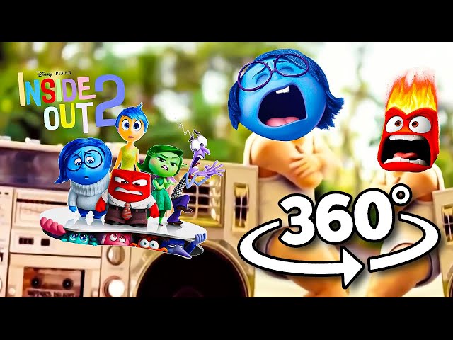 360º VR Inside Out 2 & Baby Dance - Coffin Dance Song (Parody)