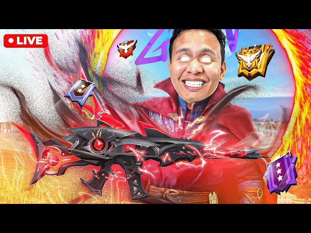 10 Hours Nonstop Live Rank Push with FF Youtubers #freefire #live #tondegamer