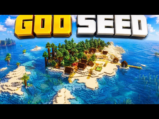 Ultimate (God Seed) For Minecraft Java/bedrock Minecraft Big Village Seed