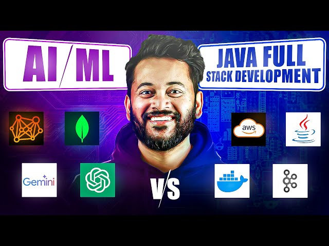 AI/ML Vs Java Full Stack Best Skill To Learn In 2026 🔥