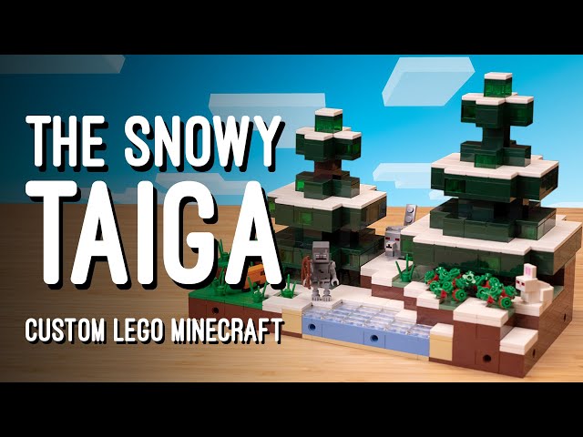 The Snowy Taiga | Custom LEGO Minecraft World