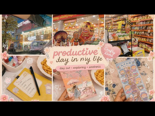Productive day in my life|onam |journal|to do list |outing|shopping 