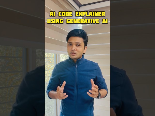 Code Explainer Using Generative AI #genai #agent #llm #datascience #machinelearning #shortsyoutube