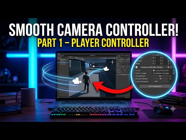 How to Set Up a Smooth Third-Person Camera (Part 1) #youtube 