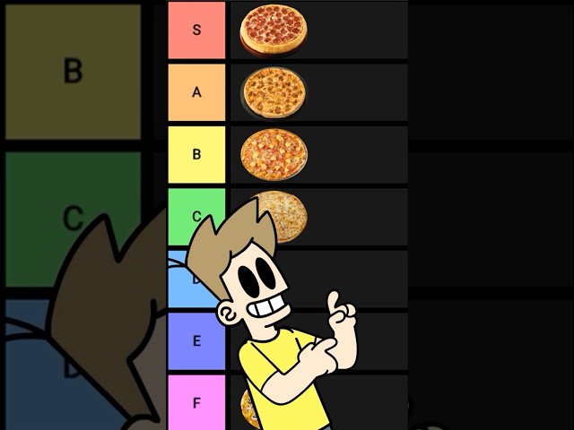 Pizza Topping Tier List (animation)