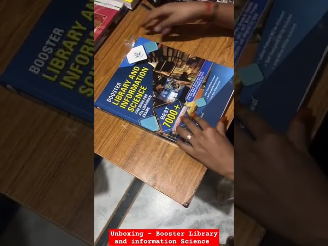 Unboxing - Booster Library and information Science Book #BEST_LIBRARY_SCIENCE_BOOK
