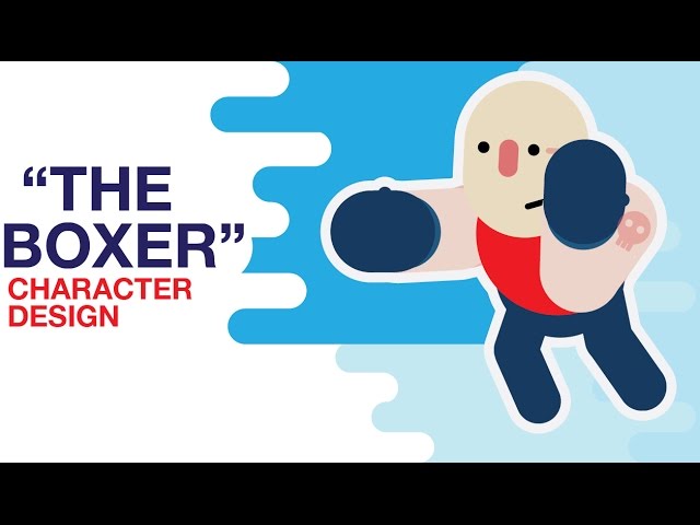 BOXER | Characeter Design | SpeedArt | Adobe Illustrator