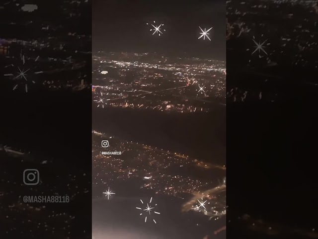 AMSTERDAM #landing #amsterdam #nightview #short
