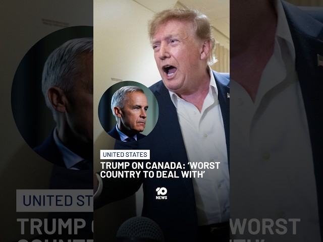 Trump On Canada: 'Worst Country To Deal With' | 10 News