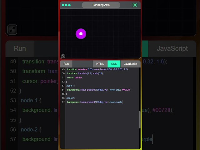 Cosmic Gooey Menu | HTML CSS