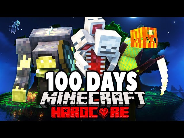 I Survived 100 Days in a HORROR MODPACK in Hardcore Minecraft!