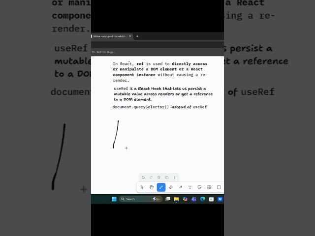 Case: 1 useRef #shorts