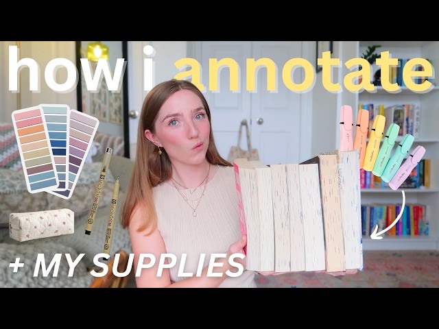 how i ACTUALLY annotate my books 📖📚🖋️ | supplies, tips & tricks | my FULL annotation system 🎨