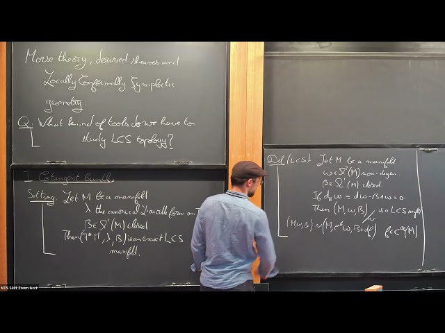 Morse Theory, Sheaves, and Locally Conformally Symplectic Geometry - Adrien Guillaume Currier